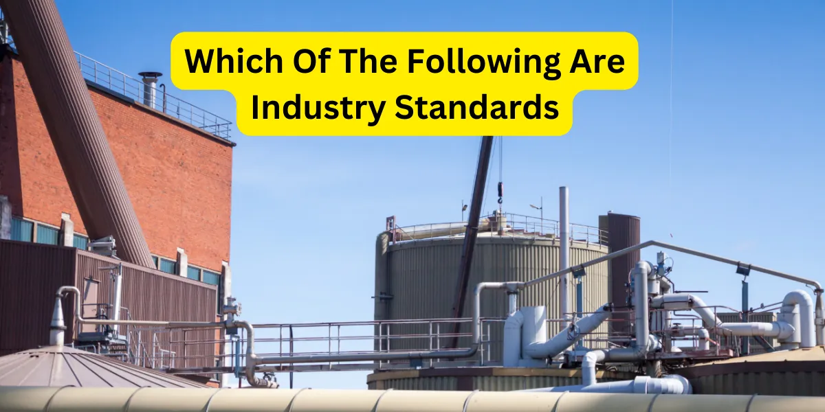 Which Of The Following Are Industry Standards